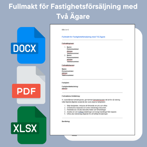 Fullmakt vid fastighetsförsäljning – formkrav och underskrift