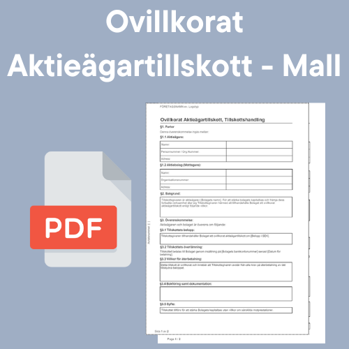Aktieägartillskott eller koncernbidrag – jämförelse för aktiebolag
