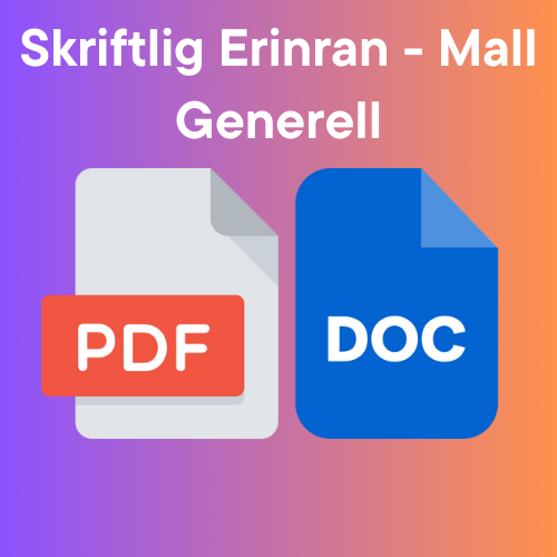 Erinran och bedömning inför eventuell uppsägning enligt LAS