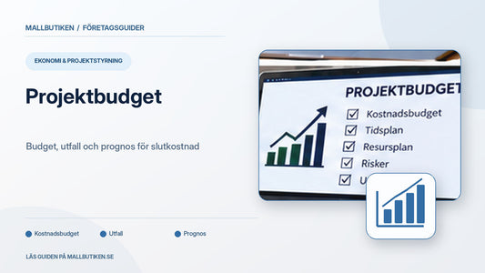 Illustration eines Projektbudgets mit Kostendiagramm, Zeitplan und Fortschrittskontrolle.