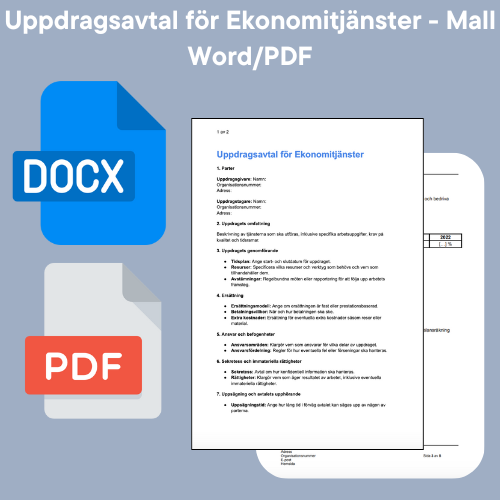 نموذج اتفاقية التنازل للخدمات المالية - Word/PDF