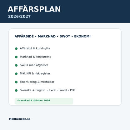 Affärsplan 2026/2027 – huvudbild