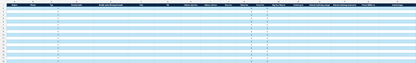 Swedish reference preview of vehicle logbook Excel template