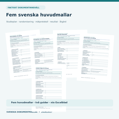 Förhandsvisning av verkliga MSA-dokument och Gage R&R mätprotokoll